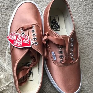 Brand New Rose Gold Vans *never worn!!!*